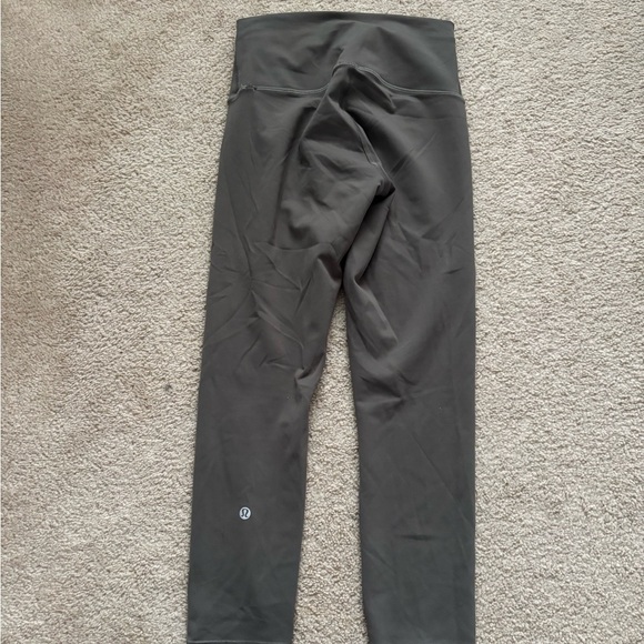 Lululemon Wunder Train High Rise Crop 23” Olive Green - Picture 3 of 6